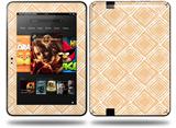 Wavey Peach Decal Style Skin fits Amazon Kindle Fire HD 8.9 inch