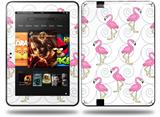 Flamingos on White Decal Style Skin fits Amazon Kindle Fire HD 8.9 inch