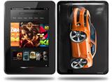 2010 Camaro RS Orange Decal Style Skin fits Amazon Kindle Fire HD 8.9 inch