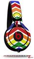 Skin Decal Wrap works with Beats Mixr Headphones Zig Zag Rainbow Skin Only (HEADPHONES NOT INCLUDED)