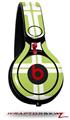 Skin Decal Wrap works with Beats Mixr Headphones Squared Sage Green Skin Only (HEADPHONES NOT INCLUDED)