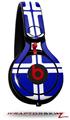 Skin Decal Wrap works with Beats Mixr Headphones Squared Royal Blue Skin Only (HEADPHONES NOT INCLUDED)