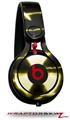 Skin Decal Wrap works with Beats Mixr Headphones Radioactive Yellow Skin Only (HEADPHONES NOT INCLUDED)