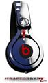 Skin Decal Wrap works with Beats Mixr Headphones Ripped Colors Blue White Skin Only (HEADPHONES NOT INCLUDED)
