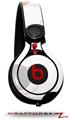 Skin Decal Wrap works with Beats Mixr Headphones Lots of Dots Pink on White Skin Only (HEADPHONES NOT INCLUDED)