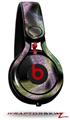 Skin Decal Wrap works with Beats Mixr Headphones Neon Swoosh on Black Skin Only (HEADPHONES NOT INCLUDED)