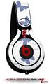 Skin Decal Wrap works with Beats Mixr Headphones Pastel Butterflies Blue on White Skin Only (HEADPHONES NOT INCLUDED)
