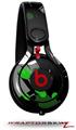 Skin Decal Wrap works with Beats Mixr Headphones Abstract 02 Green Skin Only (HEADPHONES NOT INCLUDED)