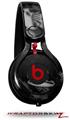 Skin Decal Wrap works with Beats Mixr Headphones Skulls Confetti White Skin Only (HEADPHONES NOT INCLUDED)