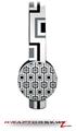 Squares In Squares Decal Style Skin (fits Sol Republic Tracks Headphones - HEADPHONES NOT INCLUDED) 