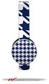 Houndstooth Navy Blue Decal Style Skin (fits Sol Republic Tracks Headphones - HEADPHONES NOT INCLUDED)