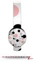 Lots of Dots Pink on White Decal Style Skin (fits Sol Republic Tracks Headphones - HEADPHONES NOT INCLUDED) 