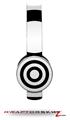 Bullseye Black and White Decal Style Skin (fits Sol Republic Tracks Headphones - HEADPHONES NOT INCLUDED) 