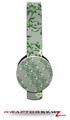 Victorian Design Green Decal Style Skin (fits Sol Republic Tracks Headphones - HEADPHONES NOT INCLUDED) 