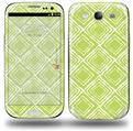 Wavey Sage Green - Decal Style Skin (fits Samsung Galaxy S III S3)