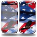 Ole Glory Bald Eagle - Decal Style Skin (fits Samsung Galaxy S III S3)
