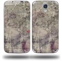 Pastel Abstract Gray and Purple - Decal Style Skin (fits Samsung Galaxy S IV S4)