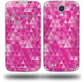 Triangle Mosaic Fuchsia - Decal Style Skin (fits Samsung Galaxy S IV S4)