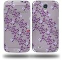 Victorian Design Purple - Decal Style Skin (fits Samsung Galaxy S IV S4)