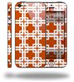 Boxed Burnt Orange - Decal Style Vinyl Skin (compatible with Apple Original iPhone 5, NOT the iPhone 5C or 5S)