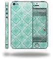 Wavey Seafoam Green - Decal Style Vinyl Skin (compatible with Apple Original iPhone 5, NOT the iPhone 5C or 5S)