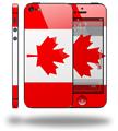 Canadian Canada Flag - Decal Style Vinyl Skin (compatible with Apple Original iPhone 5, NOT the iPhone 5C or 5S)