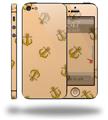 Anchors Away Peach - Decal Style Vinyl Skin (compatible with Apple Original iPhone 5, NOT the iPhone 5C or 5S)