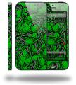 Scattered Skulls Green - Decal Style Vinyl Skin (compatible with Apple Original iPhone 5, NOT the iPhone 5C or 5S)