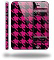 Houndstooth Hot Pink on Black - Decal Style Vinyl Skin (compatible with Apple Original iPhone 5, NOT the iPhone 5C or 5S)