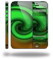 Alecias Swirl 01 Green - Decal Style Vinyl Skin (compatible with Apple Original iPhone 5, NOT the iPhone 5C or 5S)
