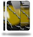 Barbwire Heart Yellow - Decal Style Vinyl Skin (compatible with Apple Original iPhone 5, NOT the iPhone 5C or 5S)