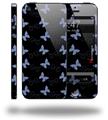 Pastel Butterflies Blue on Black - Decal Style Vinyl Skin (compatible with Apple Original iPhone 5, NOT the iPhone 5C or 5S)