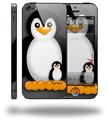 Penguins on Black - Decal Style Vinyl Skin (compatible with Apple Original iPhone 5, NOT the iPhone 5C or 5S)