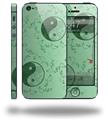 Feminine Yin Yang Green - Decal Style Vinyl Skin (compatible with Apple Original iPhone 5, NOT the iPhone 5C or 5S)