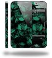 Skulls Confetti Seafoam Green - Decal Style Vinyl Skin (compatible with Apple Original iPhone 5, NOT the iPhone 5C or 5S)