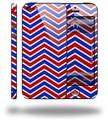Zig Zag Red White and Blue - Decal Style Vinyl Skin (compatible with Apple Original iPhone 5, NOT the iPhone 5C or 5S)
