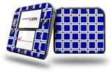 Squared Royal Blue - Decal Style Vinyl Skin fits Nintendo 2DS - 2DS NOT INCLUDED