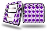 Boxed Purple - Decal Style Vinyl Skin fits Nintendo 2DS - 2DS NOT INCLUDED