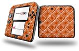Wavey Burnt Orange - Decal Style Vinyl Skin fits Nintendo 2DS - 2DS NOT INCLUDED