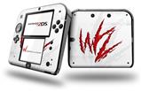 WraptorSkinz WZ on White - Decal Style Vinyl Skin fits Nintendo 2DS - 2DS NOT INCLUDED