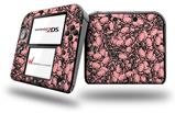 Scattered Skulls Pink - Decal Style Vinyl Skin fits Nintendo 2DS - 2DS NOT INCLUDED