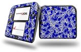 Scattered Skulls Royal Blue - Decal Style Vinyl Skin fits Nintendo 2DS - 2DS NOT INCLUDED