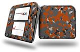 WraptorCamo Old School Camouflage Camo Orange Burnt - Decal Style Vinyl Skin fits Nintendo 2DS - 2DS NOT INCLUDED