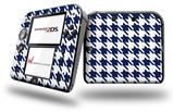 Houndstooth Navy Blue - Decal Style Vinyl Skin fits Nintendo 2DS - 2DS NOT INCLUDED