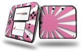 Rising Sun Japanese Flag Pink - Decal Style Vinyl Skin fits Nintendo 2DS - 2DS NOT INCLUDED