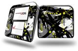 Abstract 02 Yellow - Decal Style Vinyl Skin fits Nintendo 2DS - 2DS NOT INCLUDED