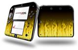 Fire Yellow - Decal Style Vinyl Skin fits Nintendo 2DS - 2DS NOT INCLUDED