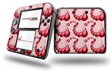 Petals Red - Decal Style Vinyl Skin fits Nintendo 2DS - 2DS NOT INCLUDED