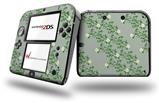Victorian Design Green - Decal Style Vinyl Skin fits Nintendo 2DS - 2DS NOT INCLUDED