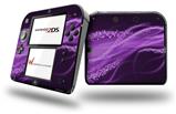 Mystic Vortex Purple - Decal Style Vinyl Skin fits Nintendo 2DS - 2DS NOT INCLUDED